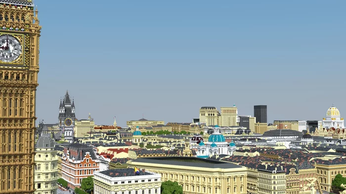 Beirut - a historic city in Minecraft - My, Minecraft, Build, London, Paris, Saint Petersburg, Belgium, France, Russia, alternative history, Longpost, 