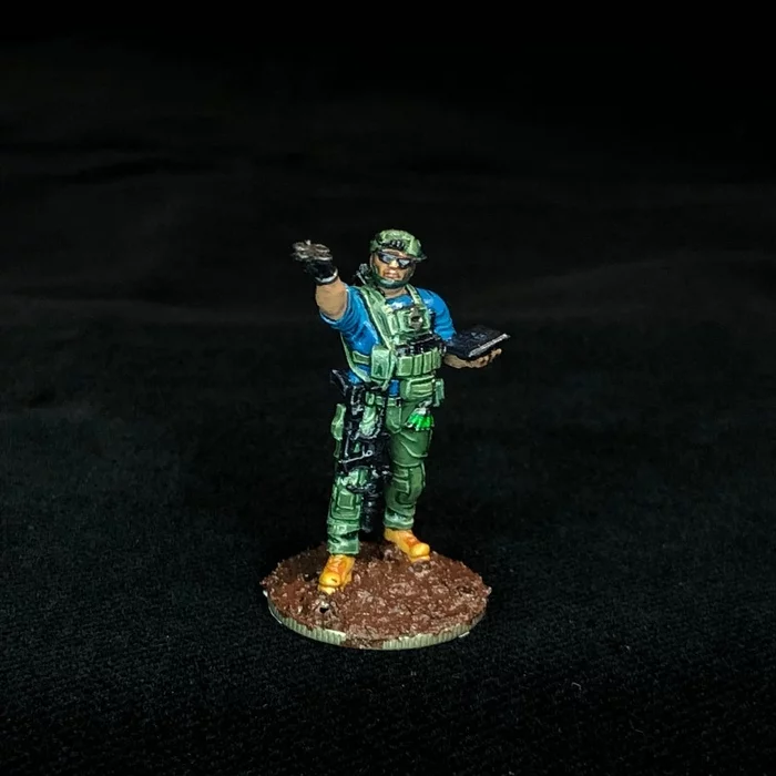 Spectre Miniatures - AGENTS CRISIS RESPONSE SQUAD - Моё, Покраска миниатюр, Арт, Хобби, 28мм, Длиннопост