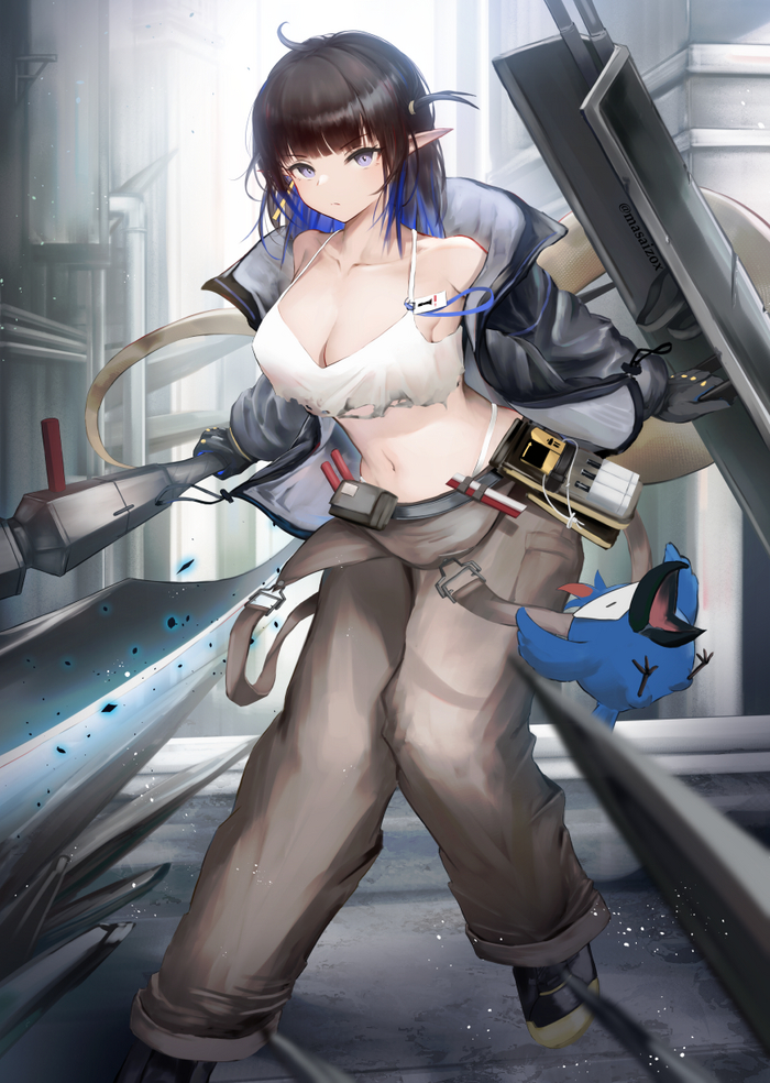 Eunectes , Anime Art, Arknights, Eunectes,  