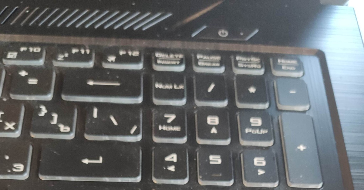 Ремонт клавиши ноутбука Асус | Пикабу