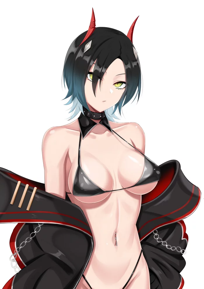 Ulrich von Hutten - NSFW, Anime, Azur lane, Anime art, Ulrich Von Hutten (Azur Lane), Wuwusan, Longpost, 