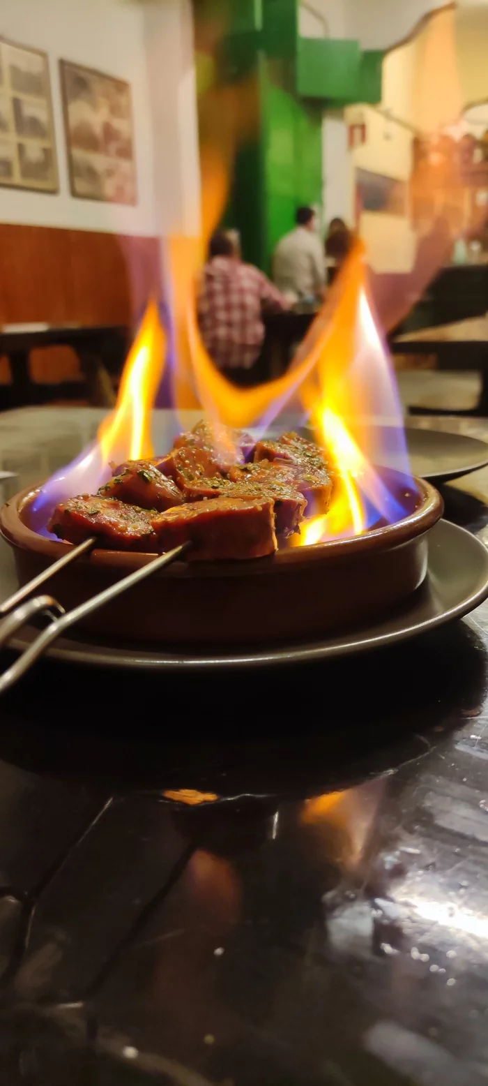 Chorizos Al infierno - My, Food, A restaurant, Longpost