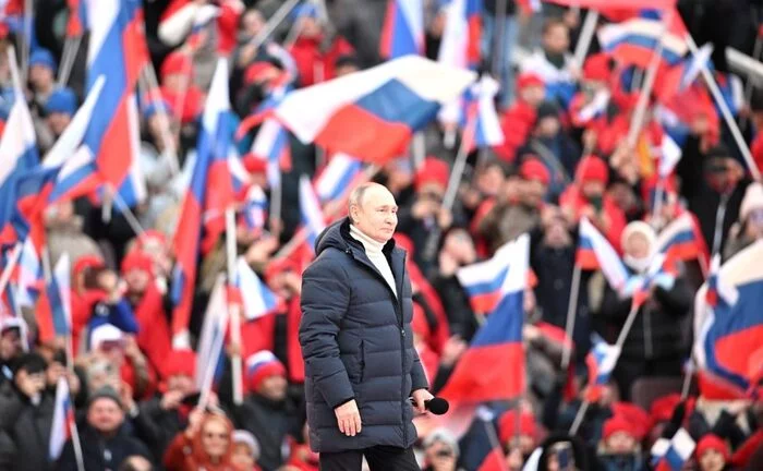 Rally-concert in Luzhniki before and after - Politics, Russia, Rally, Concert, Patriotism, Longpost, 