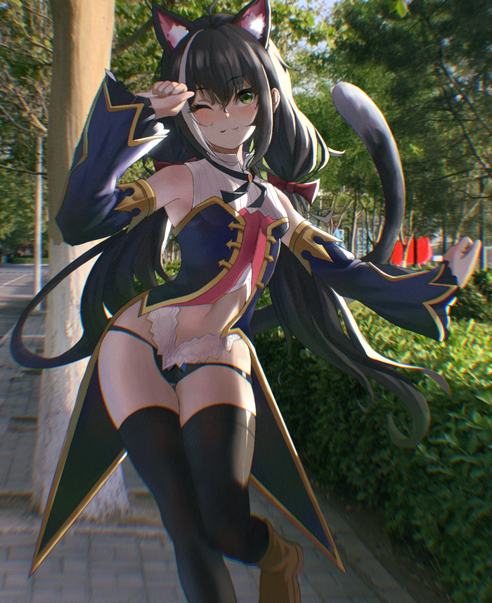  , Anime Art, , Kiruya Momochi, Princess Connect! Re:Dive, Animal Ears, , 
