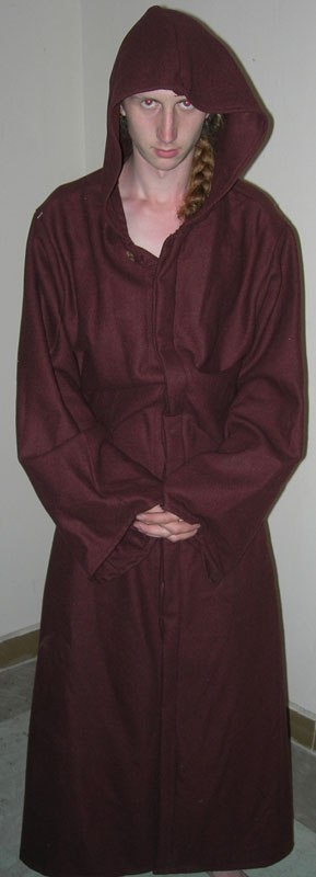 Hoodie. Memories of the past - My, Hoodie, Sewing, Wool, Roleplayers, Role-playing games, Magician, Necromancer, Cosplay, Master, Costume, 