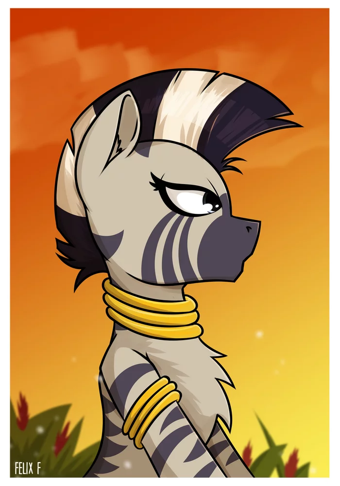 Зекора - My Little Pony, Zecora, MLP Zebra, 