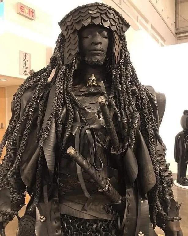 Statue of the First Black Samurai - Sculpture, Africa, Slaves, Slavery, Japan, Samurai, 