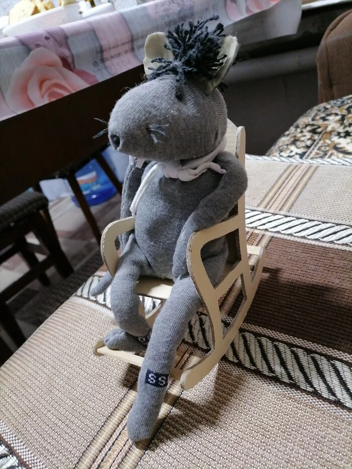 By posting - My, Soft toy, Sewing, Rat, Needlework without process, Longpost, 