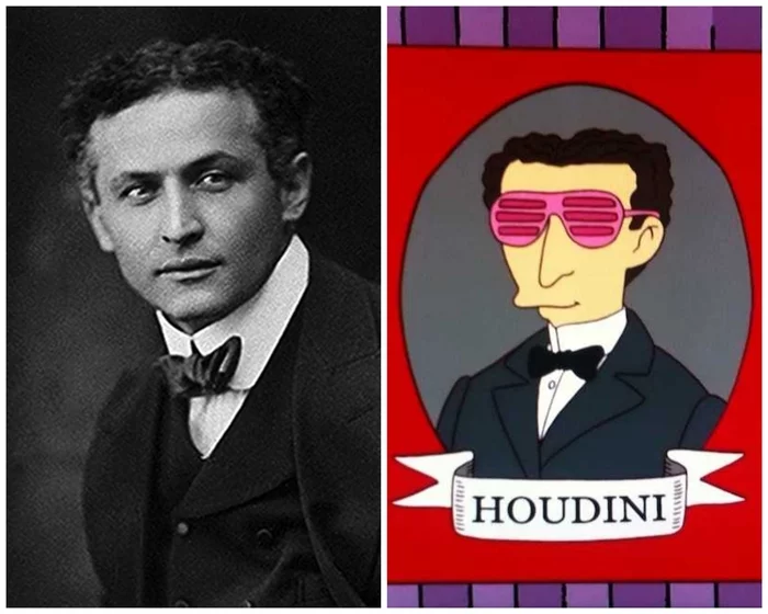 March 24, 1874 - Birthday of Harry Houdini - The Simpsons, The calendar, Birthday, Illusion, Magician, Harry Houdini, 