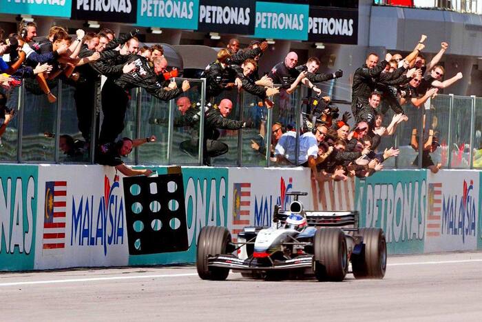First victory in Formula 1 - 23.03.2003 - Kimi Raikkonen, The first, Victory, Formula 1, Автоспорт, Longpost, 