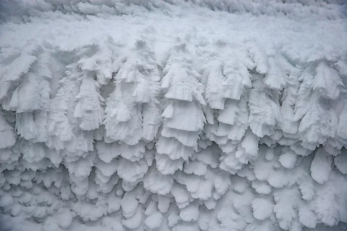 About the snow wings of angels on the top of the mountain - My, Snow, Frost, Feathers, Wings, Beshtau, Nature, Caucasian Mineral Waters, Longpost, 