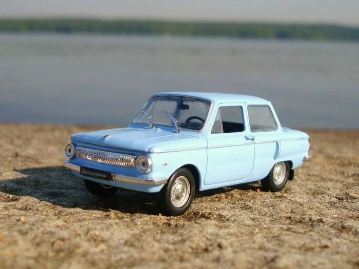 Eared miracle of the Soviet automotive industry - My, Collection, Collecting, Scale model, Modeling, Auto, Zaporozhets, Scale model, Deagostini, Miniature, Summer, 1:43, Hobby, Car modeling, the USSR, Longpost, 