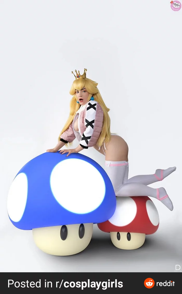 Princess Peach от Zoe Volf - NSFW, Девушки, Косплей, Princess Peach, Эротика, Нижнее белье, Длиннопост, 