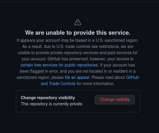 GitHub has closed access to repositories - Politics, Github, IT, Sanctions, Longpost