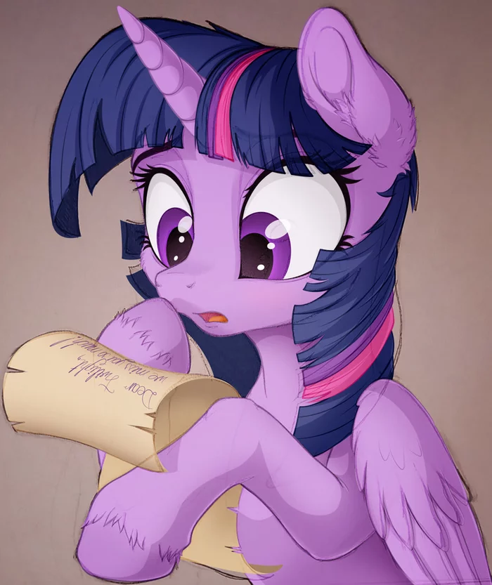 Message - My little pony, Twilight sparkle, Awalex, 