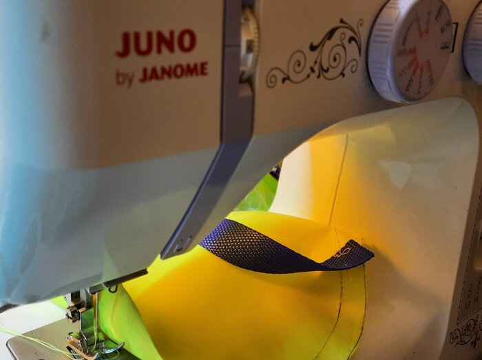 О прошивке строп