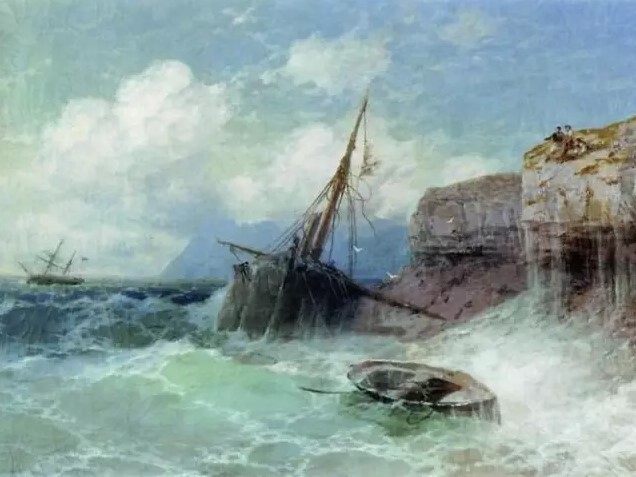 How easy it is to assess the strength of the wind and the condition of the sea. Beaufort scale in Aivazovsky's paintings - Sea, How is it done, Vacation, Relaxation, Yachting, Yacht, Aivazovsky, Painting, Art, Longpost