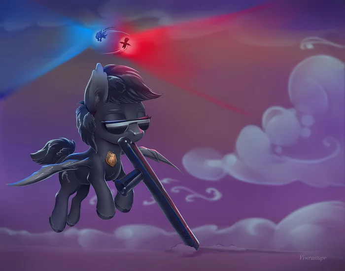 Swatty - My Little Pony, Batpony, Полиция, Viwrastupr, Original Character