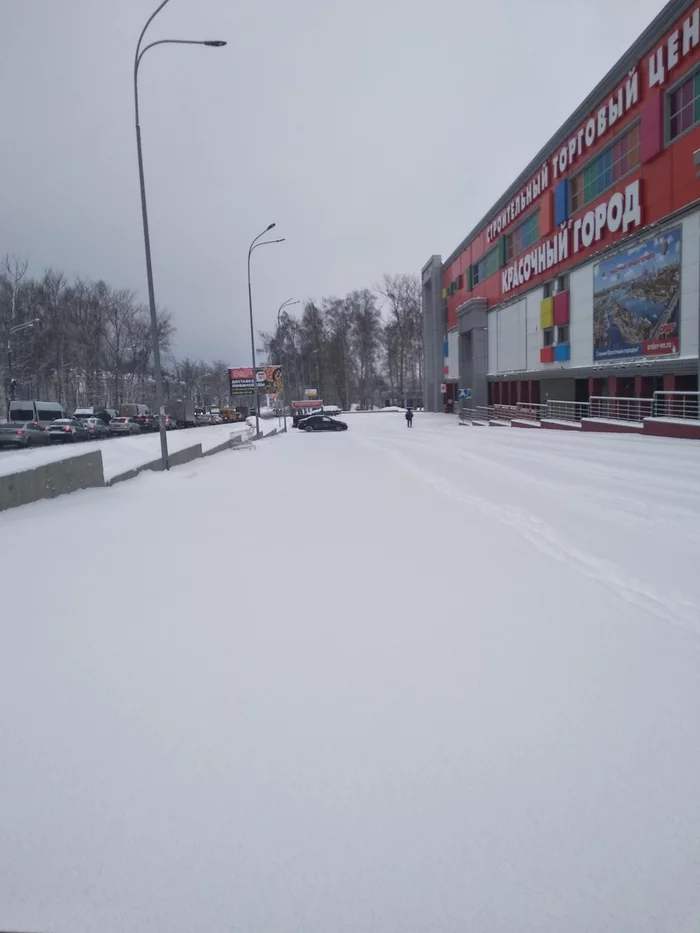 It's winter again and a lot of snow - Snow, Spring, Nizhny Novgorod Region, Kstovo, Summer tires