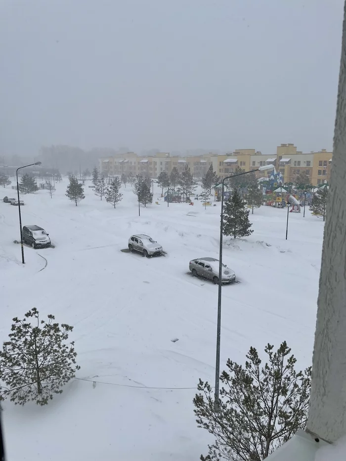 March 29. Beauty - Ufa, Spring, Snow