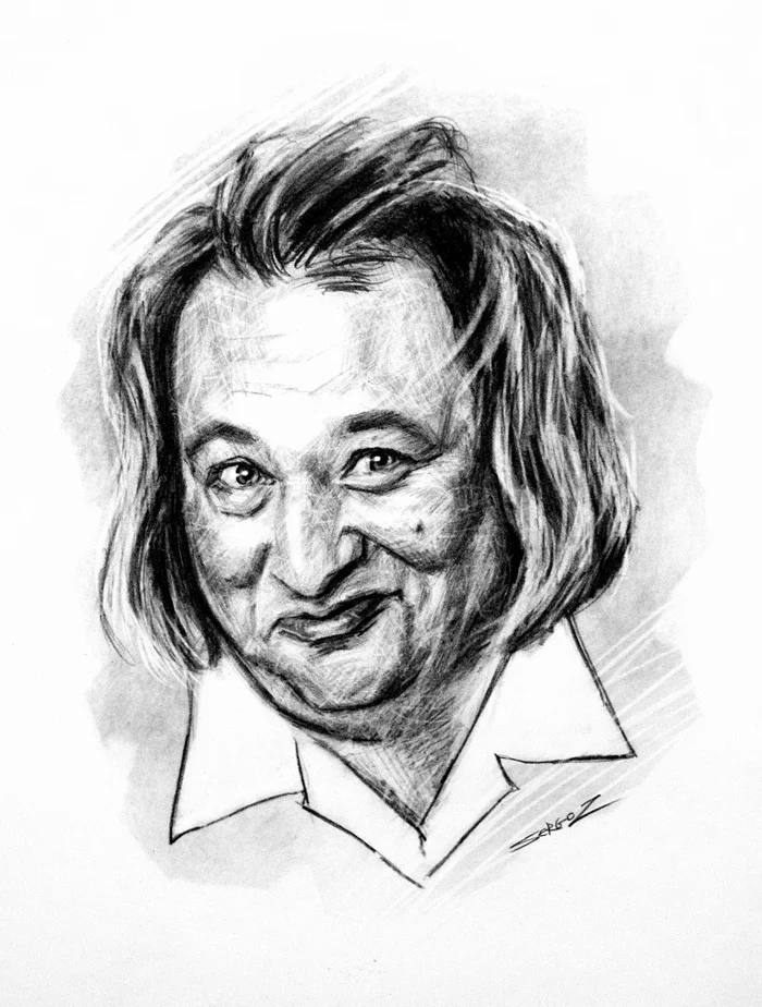 Yuri Nikolaevich - My, Creation, Drawing, Painting, Illustrations, Sergoz, Portrait, Yuri Galtsev