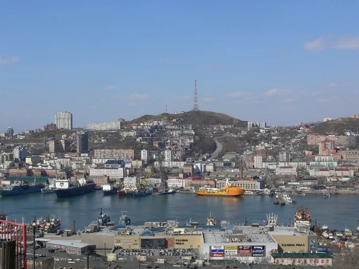 Vladivostok, overlooking the Burachka hill - Longpost, beauty, Дальний Восток, Vladivostok, Primorsky Krai, My