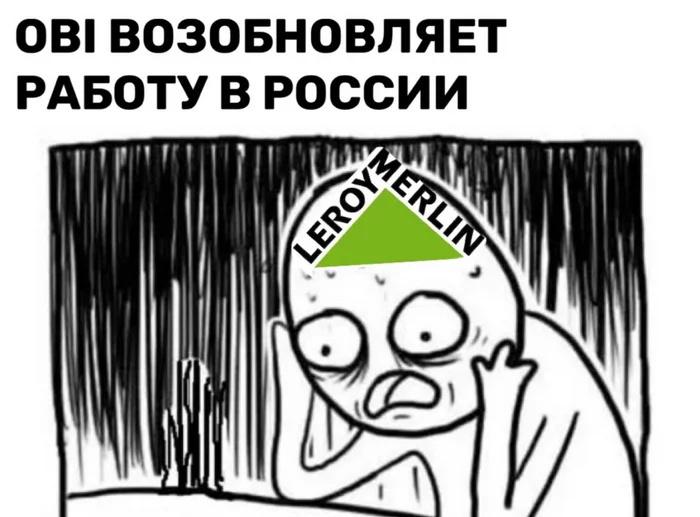 И ведь прямо перед дачным сезоном... - Мемы, Санкции, Россия, Запрет, ОБИ, Дачный сезон, Картинка с текстом