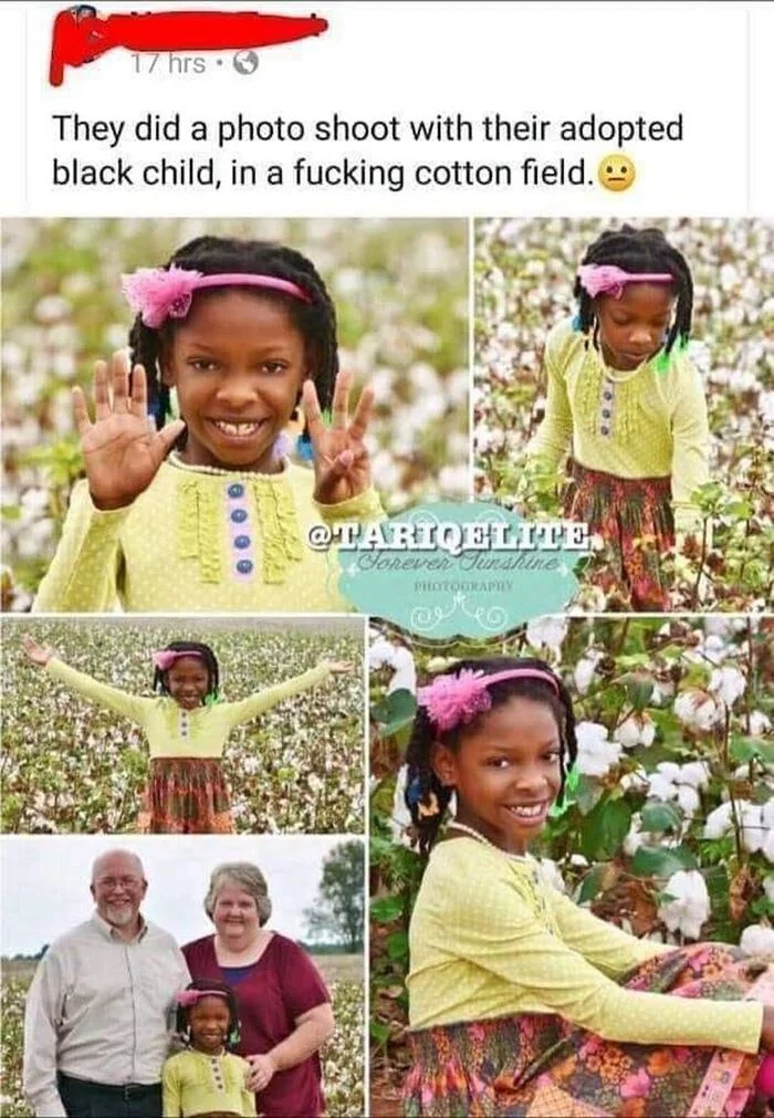 What's the big deal? After all, not in the thickets of sugar cane... - Children, Foster family, PHOTOSESSION, Black people, Cotton picking