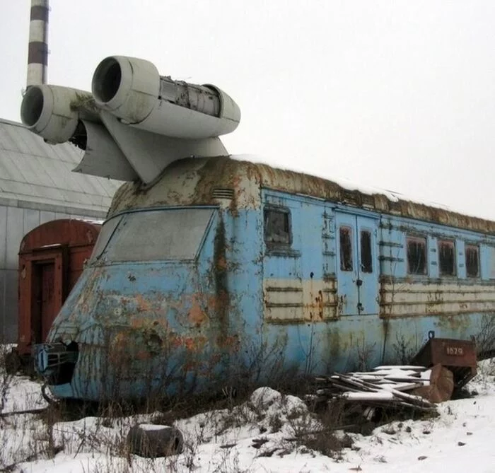 70-year-old traffic - Story, Technics, A train, Reactive, the USSR, Made in USSR, Past, Retro, Yak-40, Jet engine, The best, Rails, Experimental, Longpost