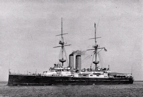 Not a star... - Ship, Battleship, Canopus, Fleet, Black and white photo