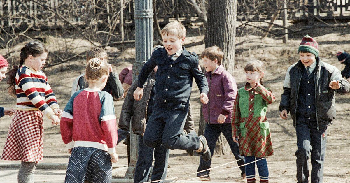 Советское детство во дворе