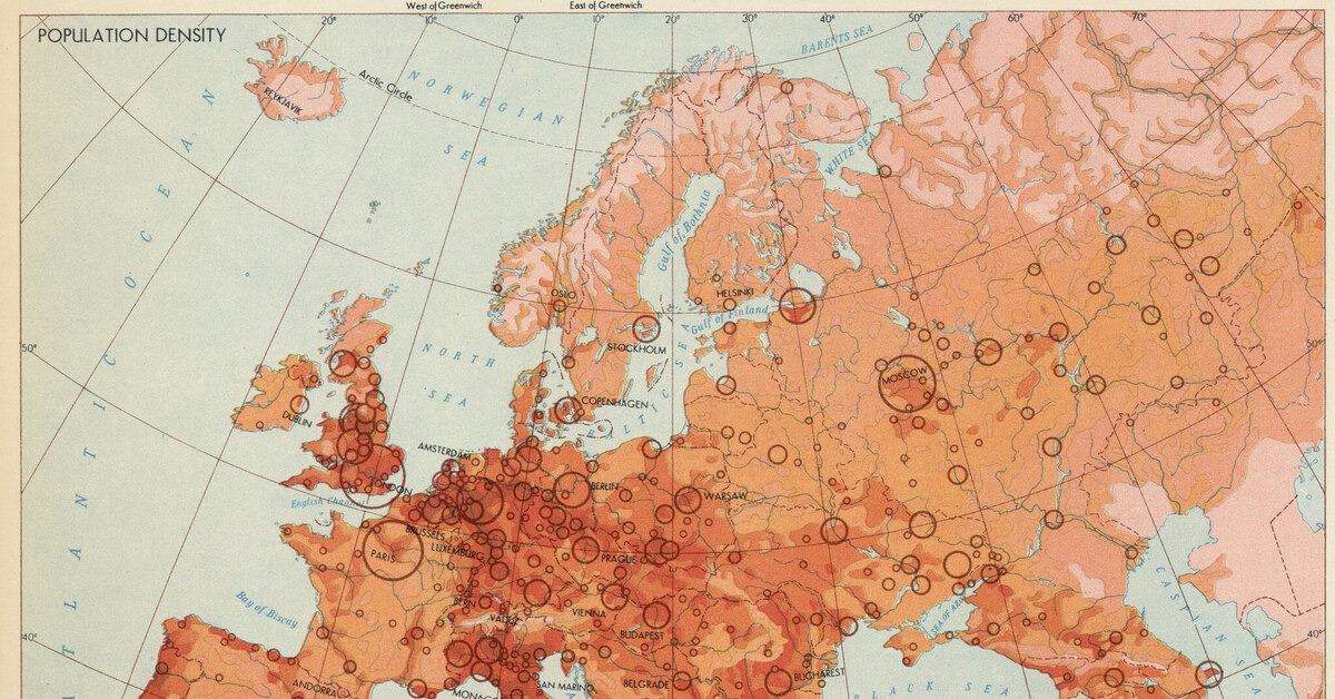 Плотность европы. Карта плотности населения. Карта плотности населения Европы. Европа в 1967 году.