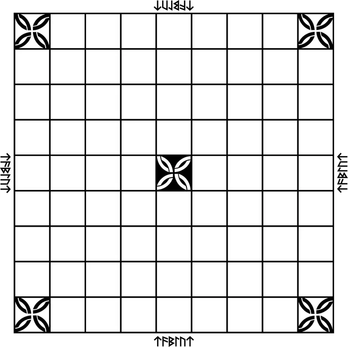 Sami table 9x9 - My, Board games, Tavlei, 