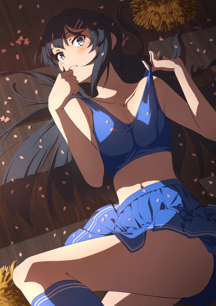 Mai Sakurajima - NSFW, Anime art, Anime, Mai Sakurajima, Rascal Does Not Dream of Bunny, 