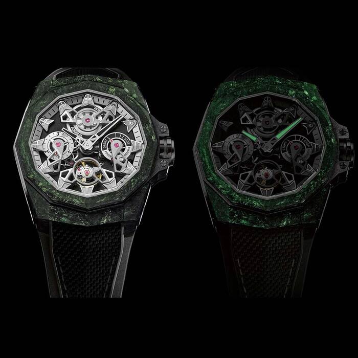 Admiral 45 Openworked Automatic Luminescent Carbon. Limited edition from CORUM - Wrist Watch, Clock, New items, 