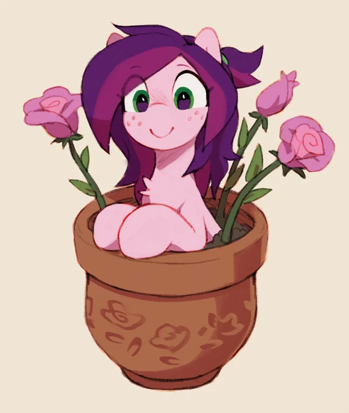 Beautiful flower - My little pony, Original character, , Orchidpony