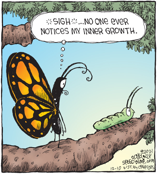 How annoying - Comics, Speedbump, Butterfly, Caterpillar, 