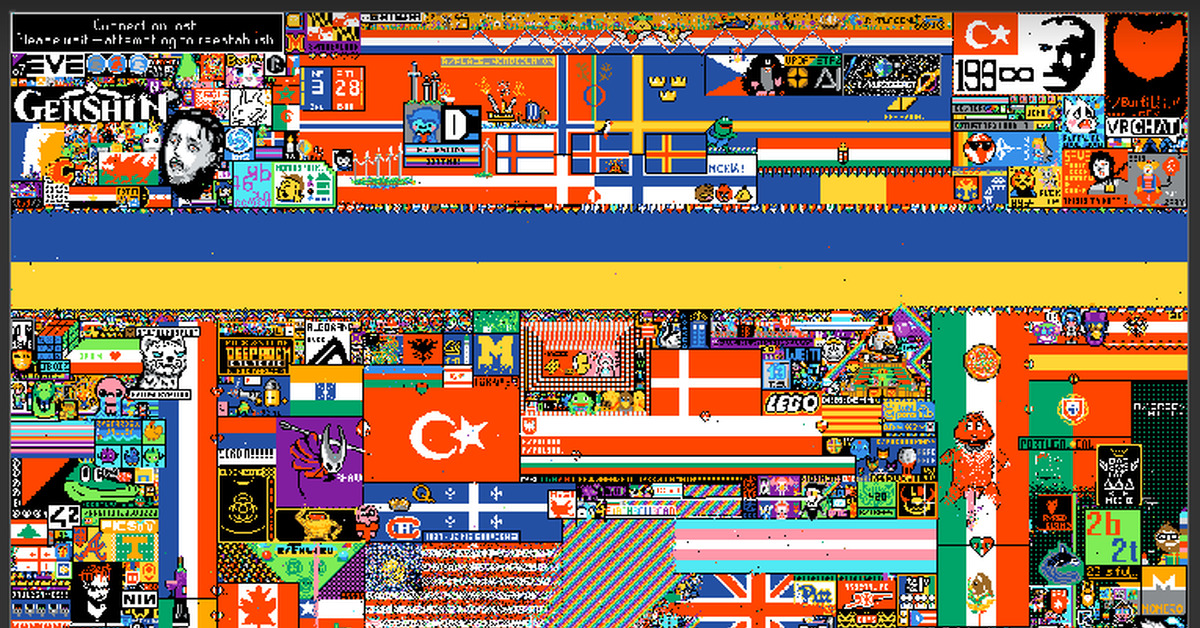 R place. Reddit place 2022. R/place 2022 son Hali. R/place Rus.