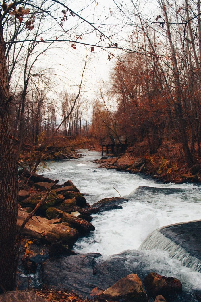 Ufa autumn - Ufa, Spring, Waterfall, CHP, 