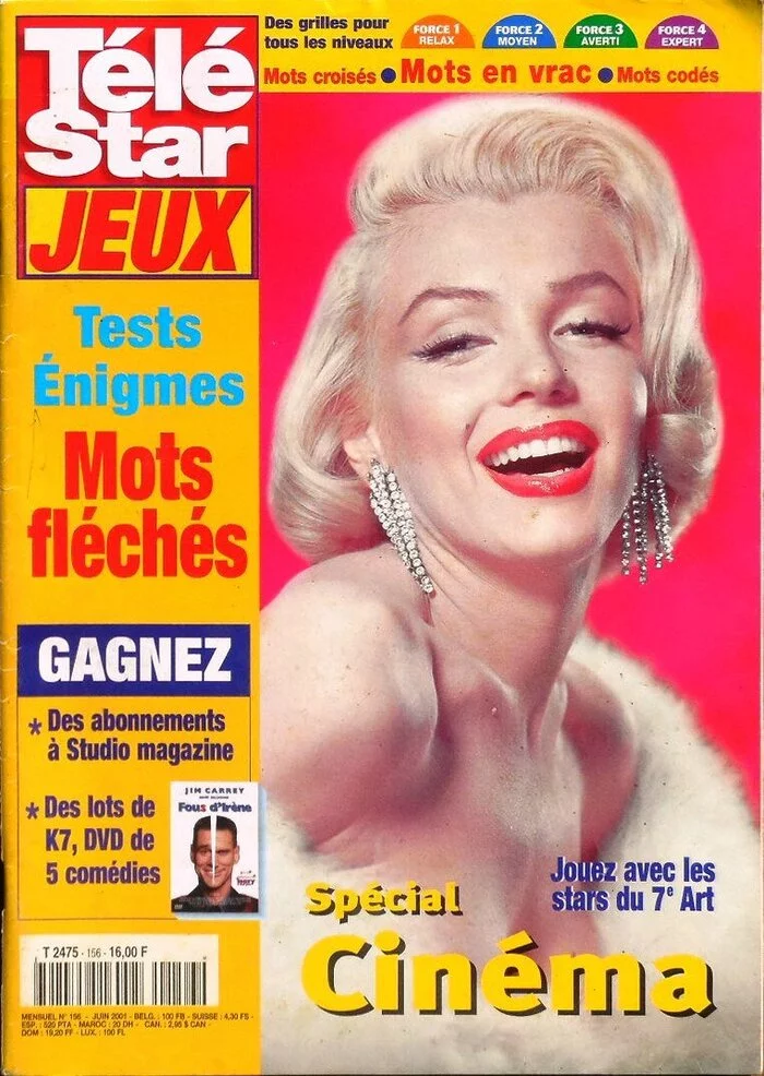 Marilyn Monroe on Magazine Covers (XLIV) Cycle The Magnificent Marilyn Issue 920 - Cycle, Gorgeous, Marilyn Monroe, Actors and actresses, Celebrities, Blonde, Magazine, Cover, Girls, France, 2001, 
