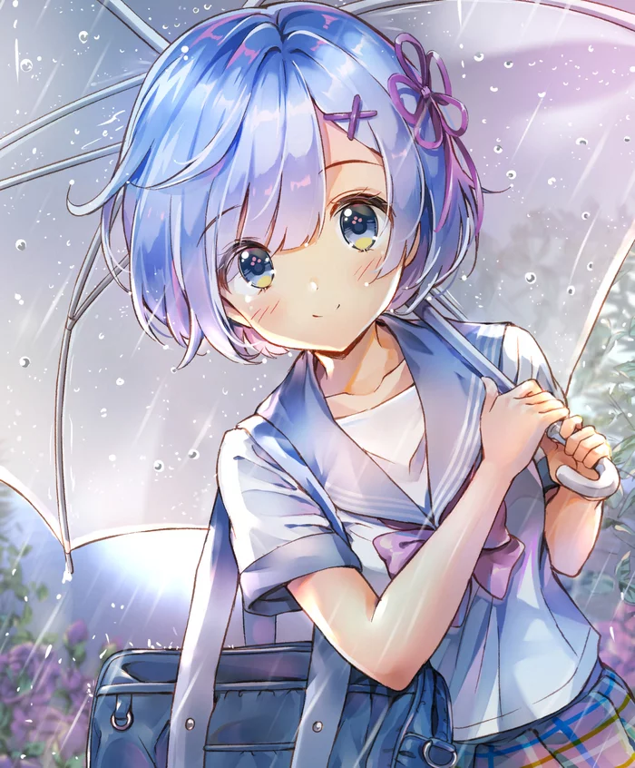 Рем - Re:Zero Kara, Rem (Re:Zero Kara), Anime Art, Аниме, 