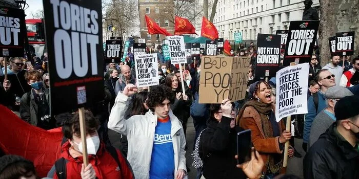 In London, a protest rally is held due to a sharp increase in prices - My, Politics, Media and press, London, Great Britain, Protest actions, Protest, Rise in prices, Gas, Electricity, 