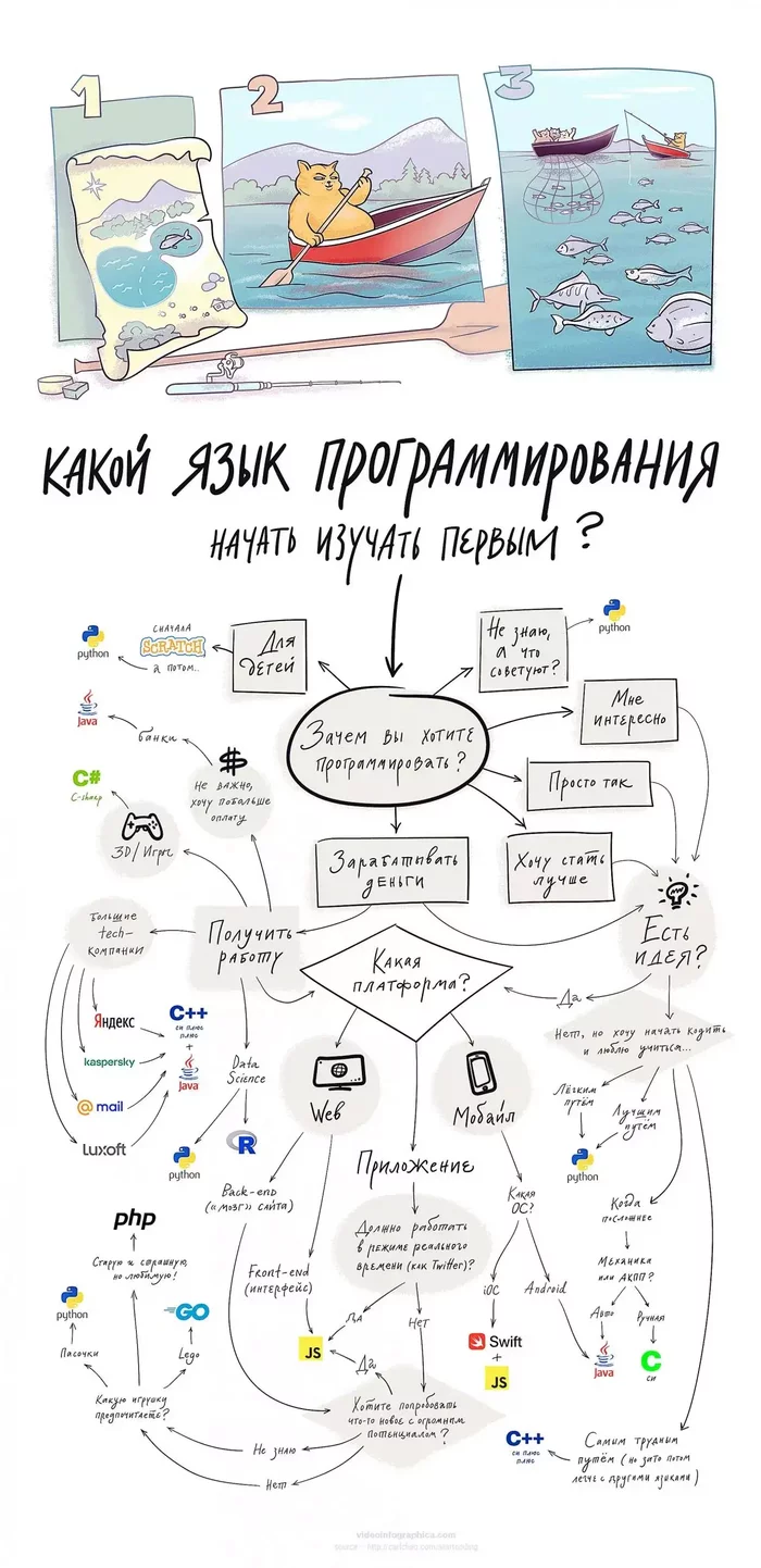 Какому языку программирования учиться? - Программирование, Программист, IT, IT юмор, 