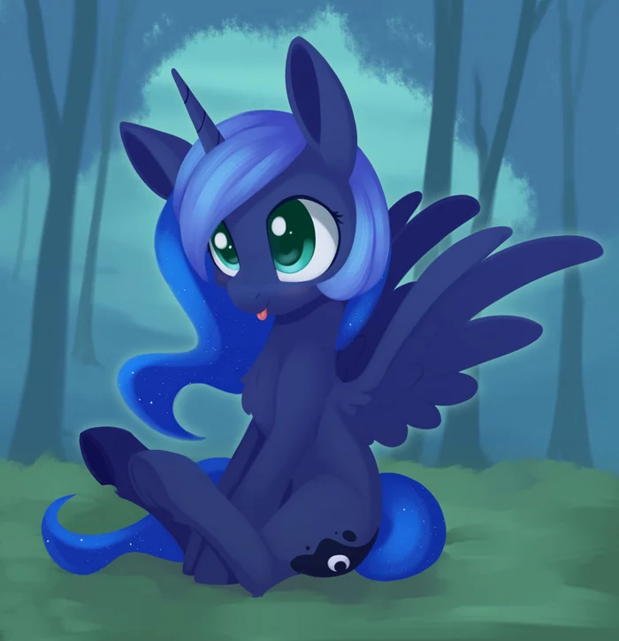 Silly - My little pony, Princess luna, Dusthiel, 