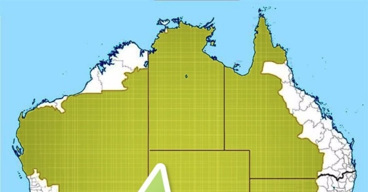 Карта в австралии перевернутая