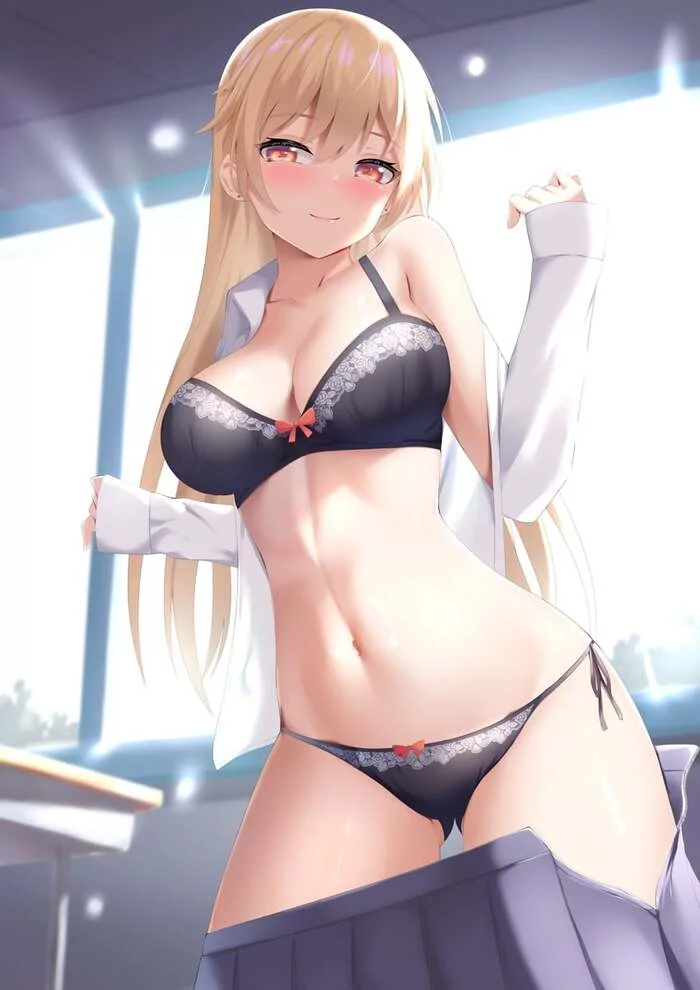 Anime Art - NSFW, Anime, Anime art, Nijisanji, Virtual youtuber, 