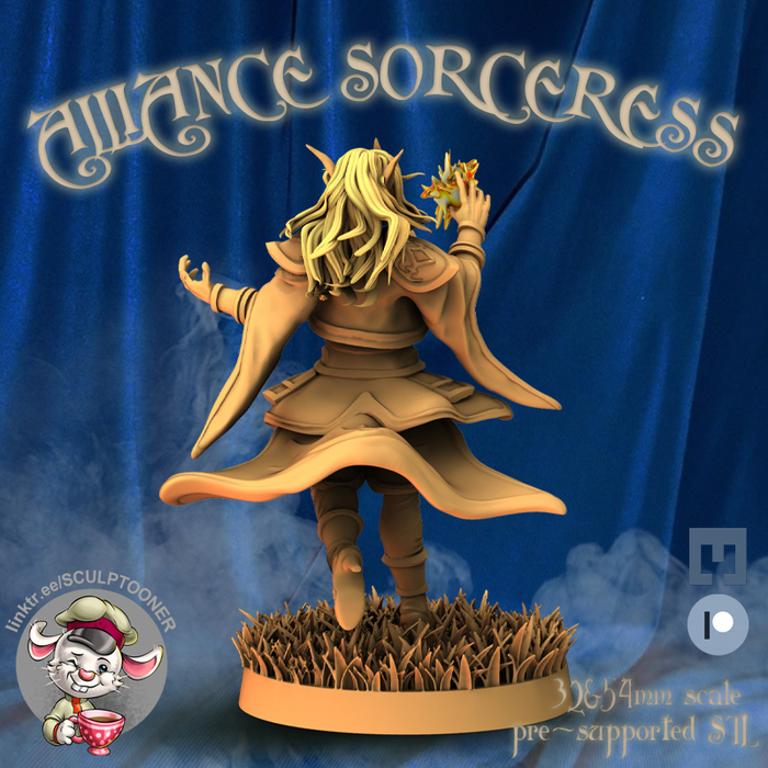Sorceress - 54   3   , Dungeons & Dragons,   , 3D , ,  , Warcraft, 