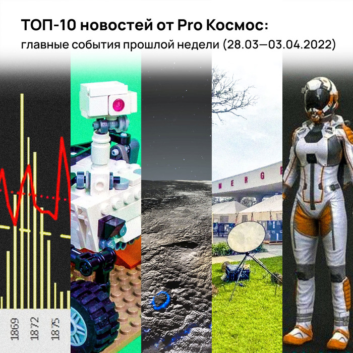 ТОП-10 новостей от Pro Космос: главные события прошедшей недели (28.03—03.04.2022)