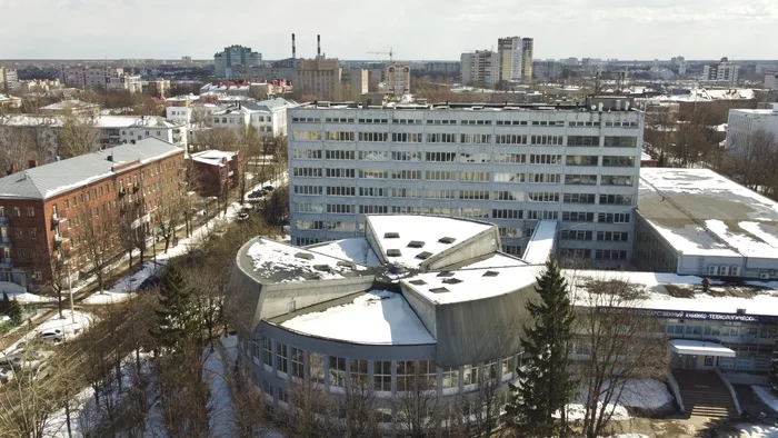 Building of Ivanovo State University of Chemical Technology (IGCU) - My, Ightu, Ivanovo, Architecture, Dji, 