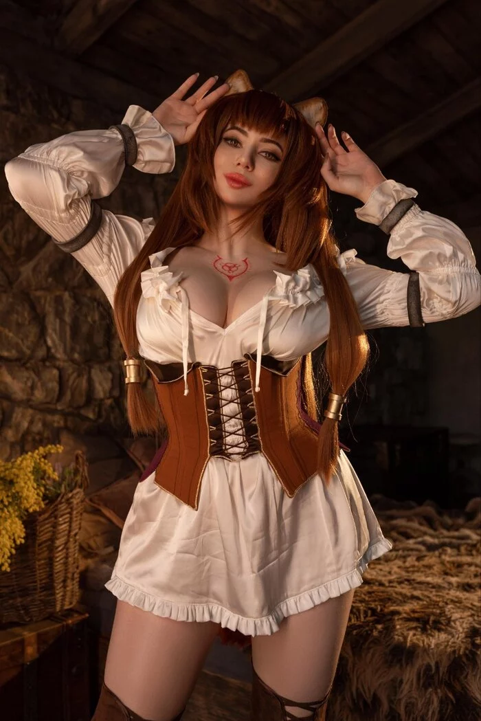 Raphtalia by Alina Becker - NSFW, Alina Becker, Косплей, Аниме, Tate no Yuusha no Nariagari, Raphtalia, Девушки, Эротика, Сиськи, Длиннопост, Попа, 